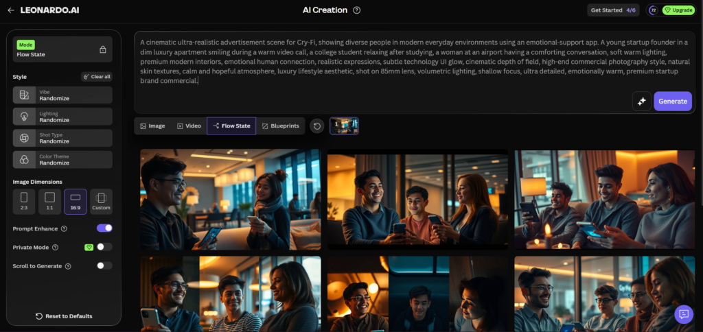 Leonardo AI Library Page